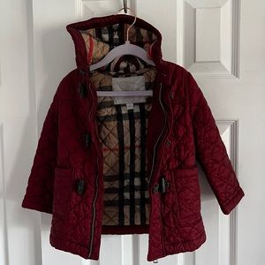 Girls 3Y or 3T Burberry Toggle Jacket